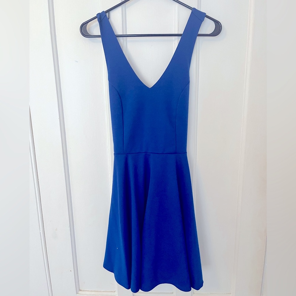 Blue dress
